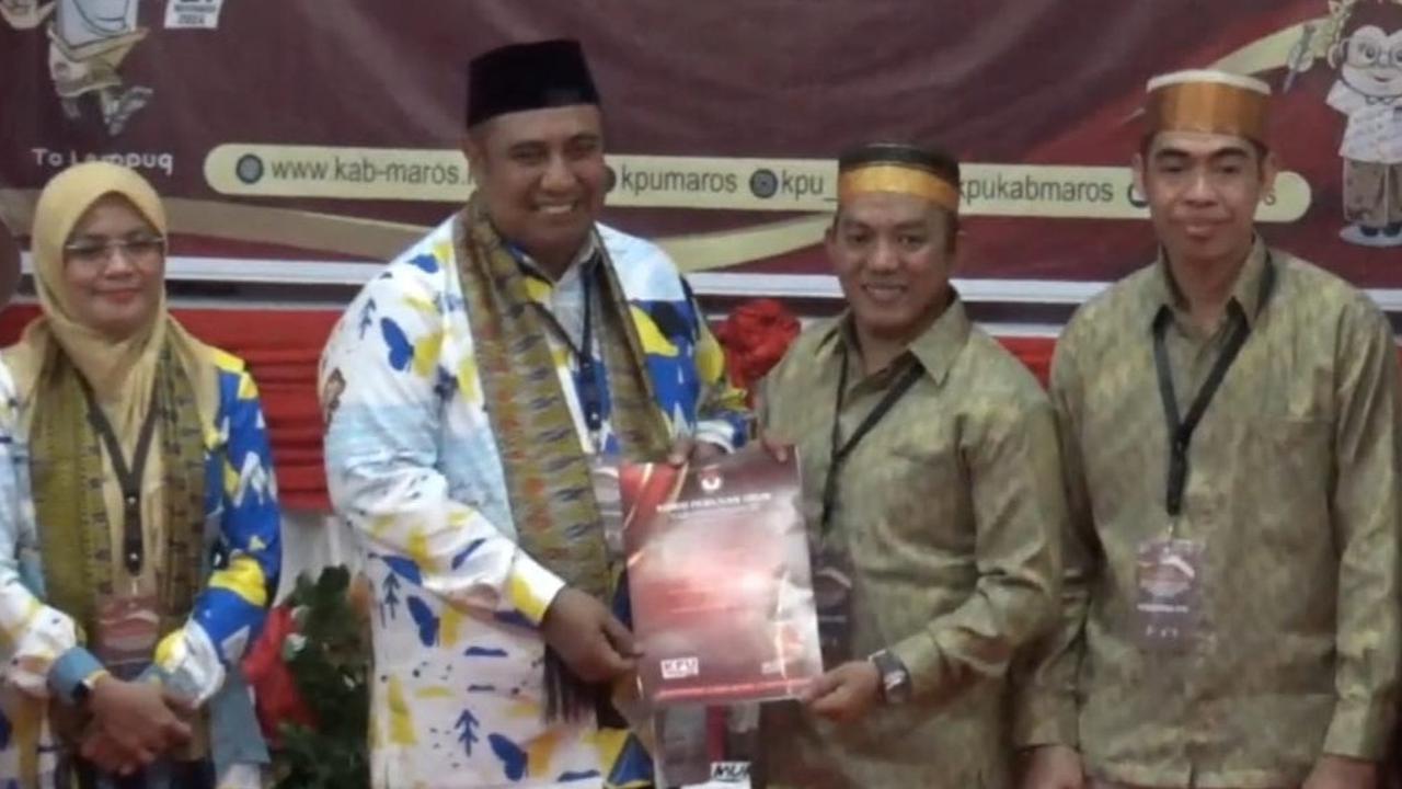 Borong 16 Parpol, Pasangan Petahana di Maros Lawan Kotak Kosong