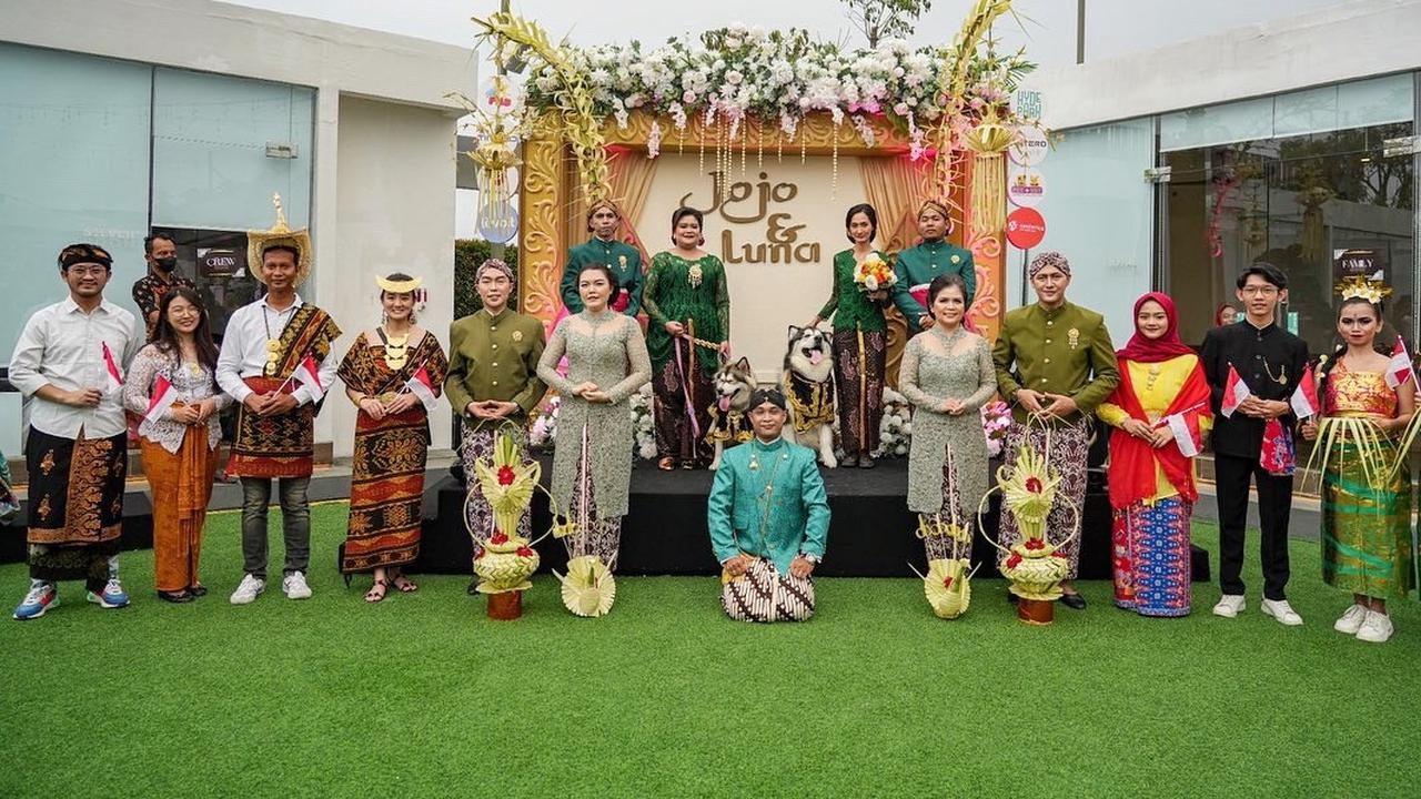 Pernikahan Anjing Viral Jojo dan Luna