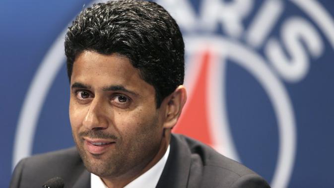 Presiden PSG Nasser al-Khelaifi (KENZO TRIBOUILLARD / AFP)