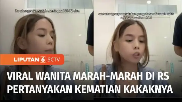 Ramai di media sosial, seorang wanita mengamuk di sebuah rumah sakit swasta Kota Batam, Kepulauan Riau, meminta rekam medis kakaknya yang sudah meninggal 2 tahun lalu. Wanita tersebut mempertanyakan perihal saudaranya yang meninggal dengan perut terb...