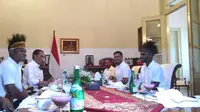 Jokowi Undang Pemenang Gapura Cinta Asal Papua Makan Siang di Istana (Merdeka/Intan)