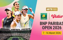 Live Streaming WTA 1000 BNP Paribas Open 2026, Tayang Eksklusif di Vidio