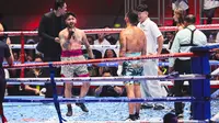 Seru Campur Kocak! Bobby Saputra Menang TKO atas Onadio Leonardo di Pertarungan Superstar Knockout Vol. 2