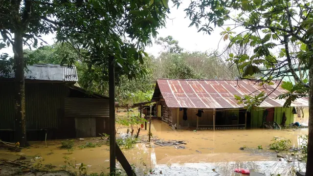 Kebanjiran di Kariangau