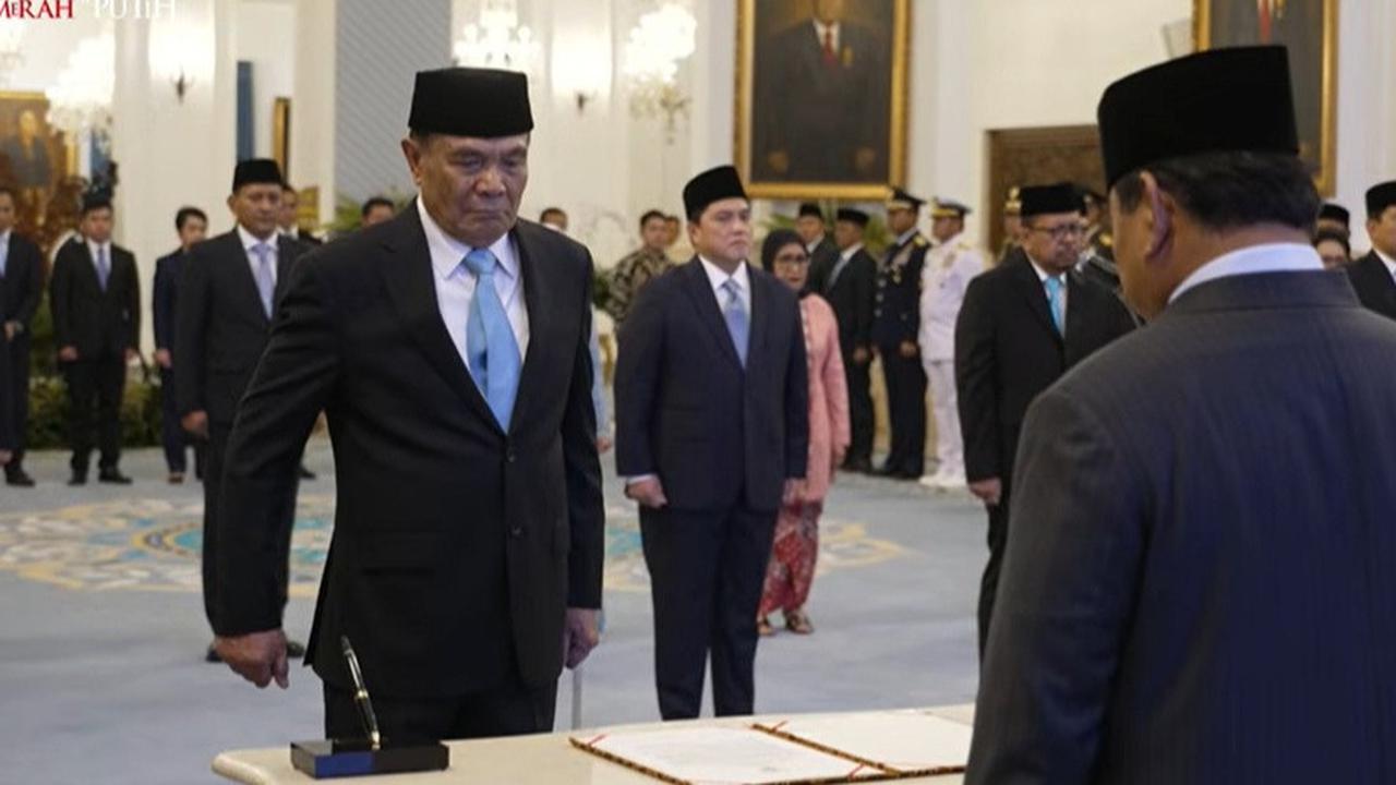 Rekam Jejak Djamari Chaniago, Dulu Bareng SBY Pecat Prabowo dari TNI Kini Jadi Menkopolkam