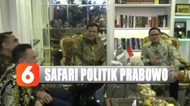 Prabowo menyebut safari politiknya ini untuk menghindari perpecahan pasca-pemilu.