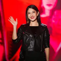 Dian Sastrowardoyo di konferensi pers Vidio Original Series 2024, Kamis (29/2). [Foto: Vidio]