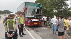 Bus Hantam Truk Fuso di Tol Lampung, Penumpang Terjepit