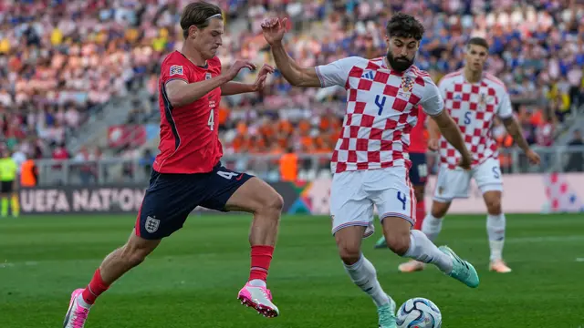 Kroasia vs Inggris