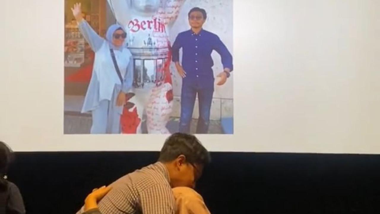 Bikin Haru, Momen Anak Sewa Bioskop untuk Berikan Kejutan Ulang Tahun untuk Mamanya Ini Viral