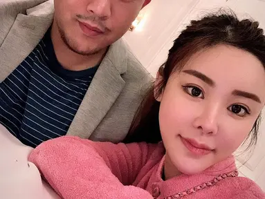 Anthony Kwong dan mendiang Abby Choi. (Instagram/ da_monkkk)