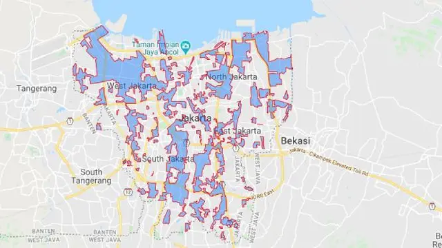 Peta Banjir di Google My Maps