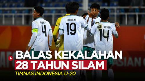 VIDEO: Timnas Indonesia U-20 Bisa Balas Kekalahan 28 Tahun Silam di Piala Asia U-20