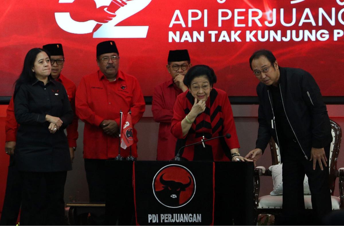 Megawati Pidato di HUT ke-52 PDIP