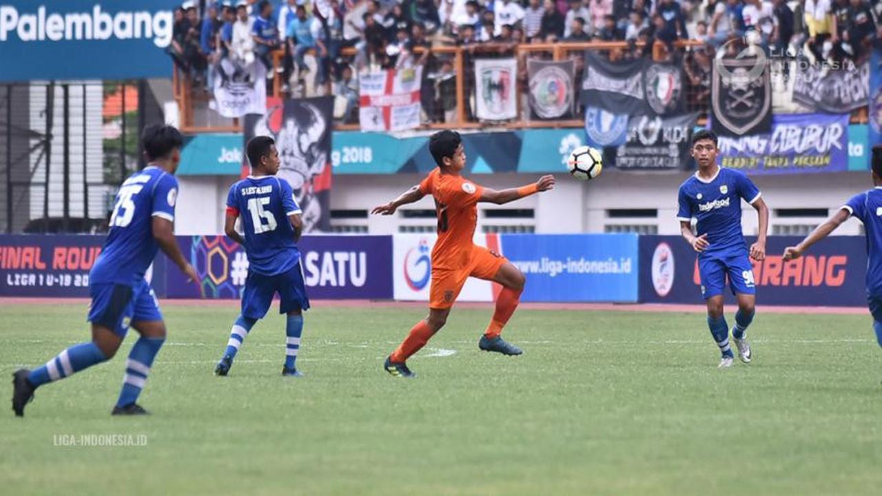 Persib Bandung saat tampil di semifinal Liga 1 U-19