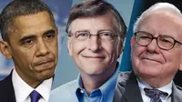 Barack Obama, Bill Gates, Warrent Buffet