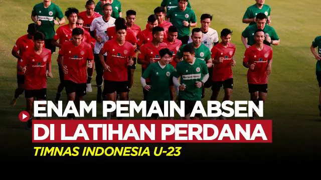 VIDEO: Latihan Perdana Timnas Indonesia U-23 untuk Piala AFF U-23 2023, 6 Pemain Masih Belum Gabung