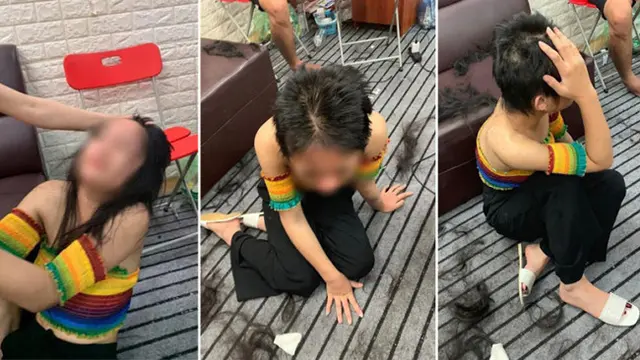 Pergoki Suami, Istri Nekat Potong Habis Rambut Selingkuhannya