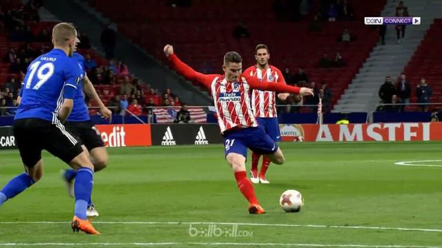 Mengantongi kemenangan telak di pertemuan pertama, Atletico Madrid melaju ke babak 16 besar Liga Europa dengan nyaman setelah di p...