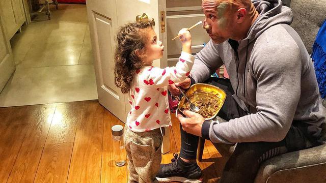 The Rock dan putrinya, Jasmine (Instagram/ therock)
