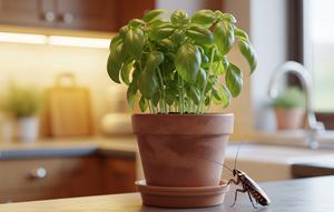 Ilustrasi tanaman pengusir kecoa dari rumah. [Foto: Gemini]