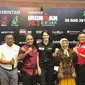 Konferensi pers Indofood Ironman 70.3 Bintan di Wyndham Casablanca Hotel, Jakarta, 25 Juni 2019. (Liputan6.com/Asnida Riani)