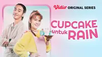 Michelle Ziudith beradu akting dengan Abidzar Al Ghifari dalam Vidio Original Series Cupcake untuk Rain. (Dok. Vidio)