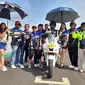 Pembalap muda Pandu Padmogani makin nyetel dengan motor balap R25 di Yamaha Sunda Race seri 3 (istimewa)