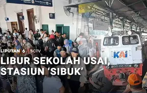 Libur Sekolah Usai, Stasiun 'Sibuk'