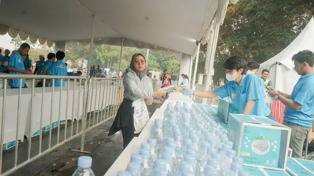 Water Station di Marathon Internasional Jakarta, Penuhi Standar Hydration