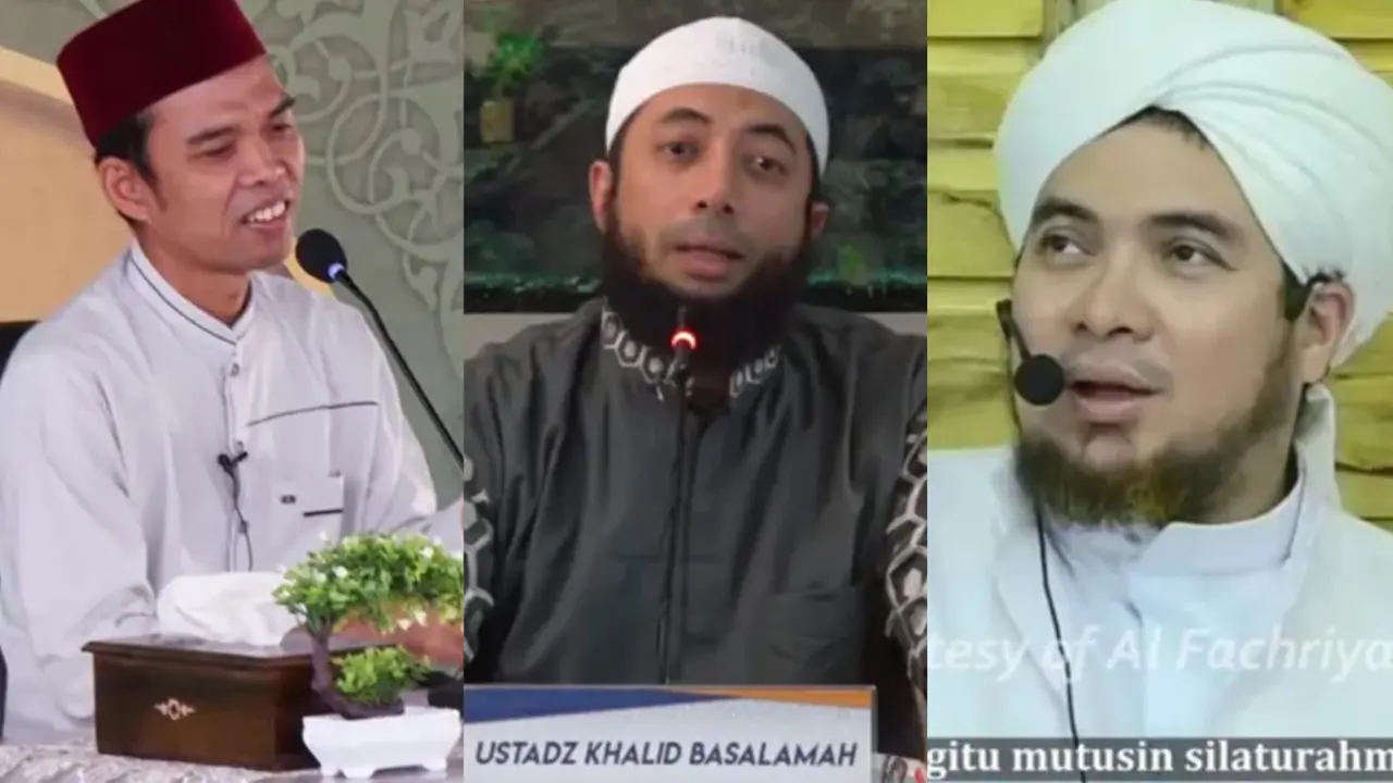 UAS, Ustadz Khalid Basalamah, dan Habib Jindan bin Novel