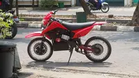 Motor trail listrik garapan Mosell (istimewa)