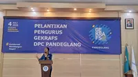 Migi Rihasalay dilantik sebagai Ketua Divisi Akses Bantuan Ekonomi.