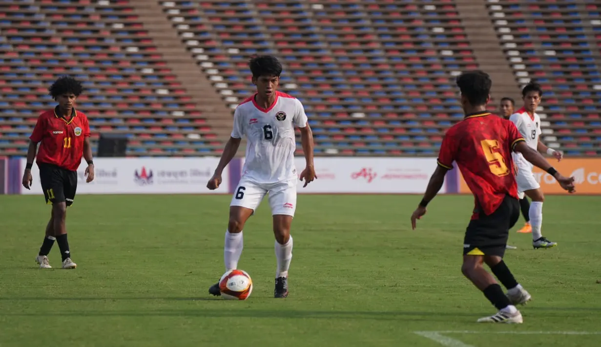 Kemenangan atas Timor Leste bikin Timnas Indonesia U-22 masih sempurna dari tiga laga Grup A SEA Games 2023. (FOTO: Dok. PSSI)