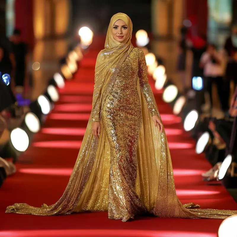 Kenza Layli Menangkan Gelar Miss AI Pertama, Curi Perhatian dengan Hijab Santun