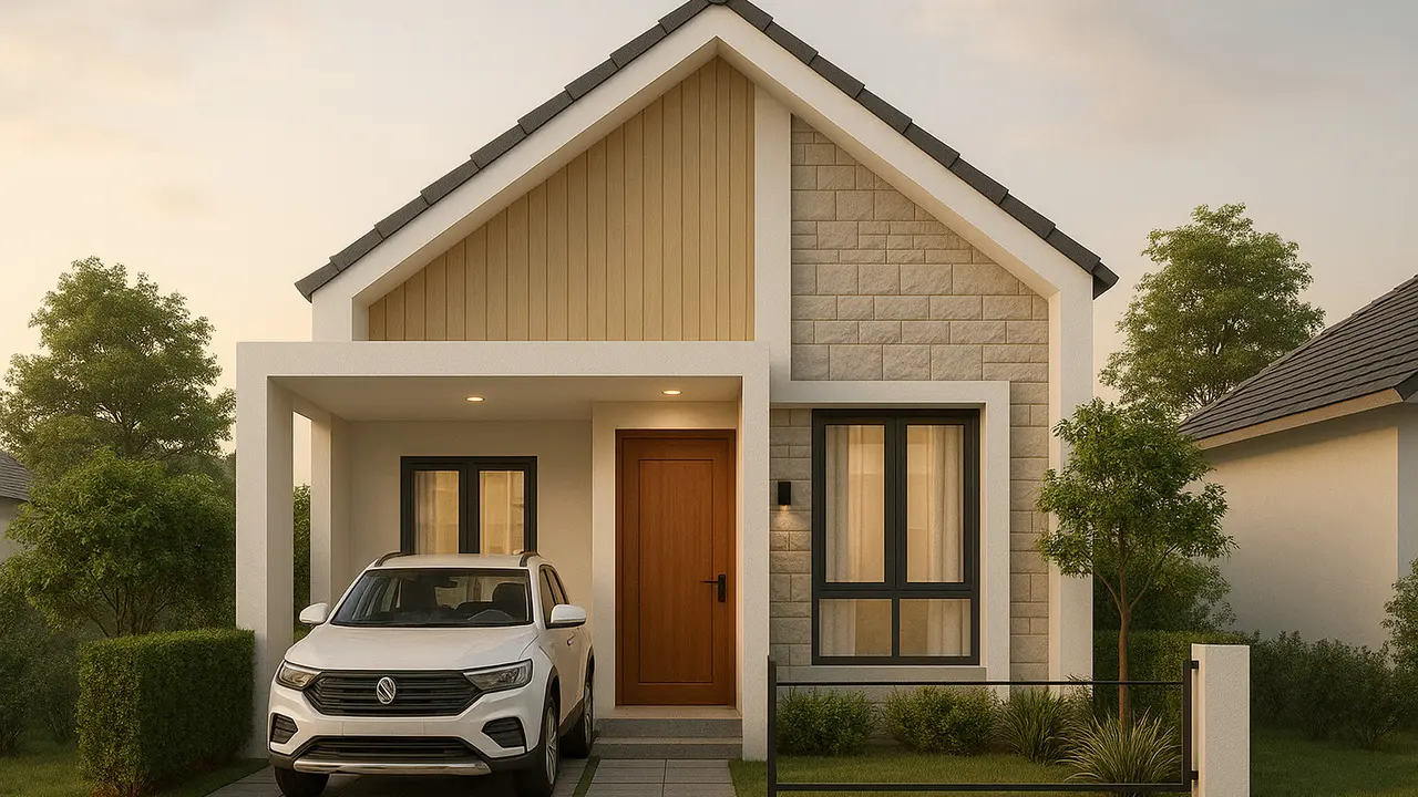 Inspirasi Desain Rumah 6x12 1 Lantai