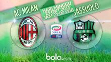 AC Milan vs Sassuolo  (Bola.com/Samsul Hadi)