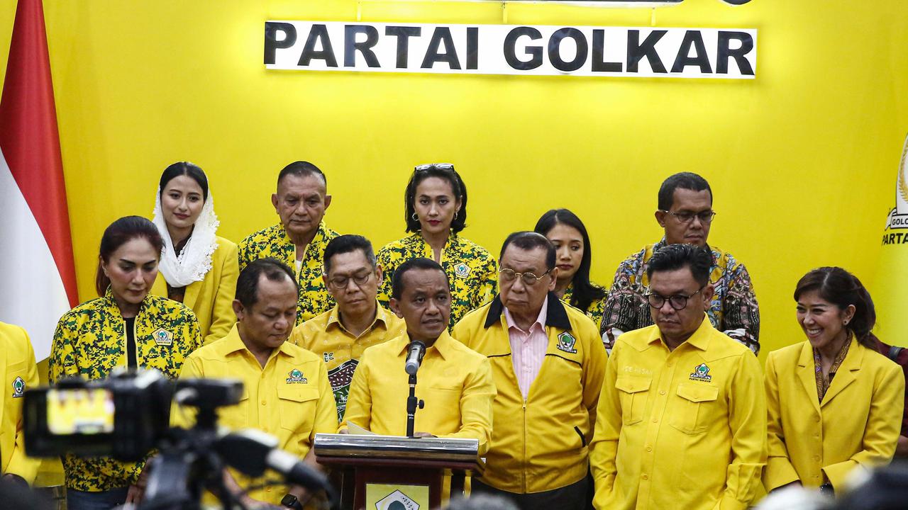 Bahlil Lahadalia umumkan kepengurusan baru Partai Golkar