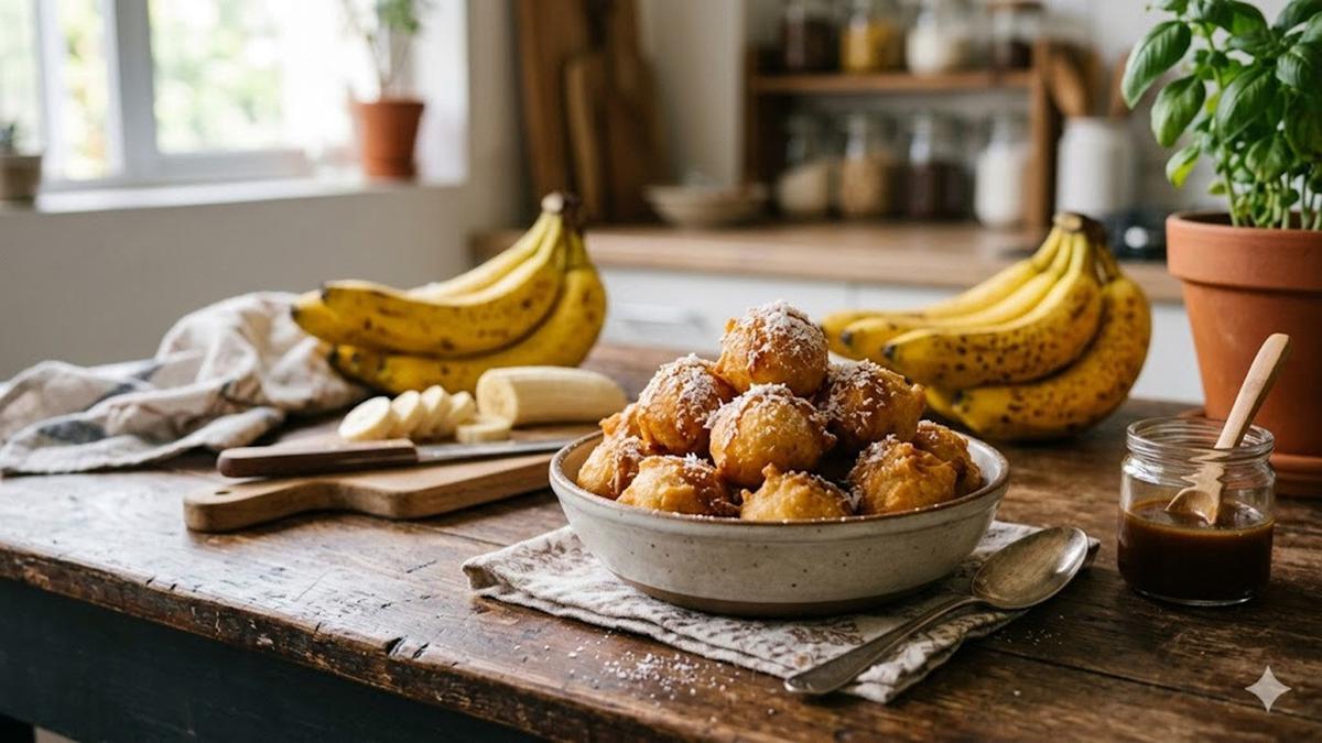 Cara Buat Bola-Bola Pisang dari Pisang Sisa yang Lembek, Resep Praktis dan Lezat
