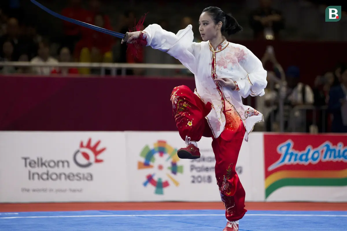 Wushu Putri Indonesia : Lindswell Kwok