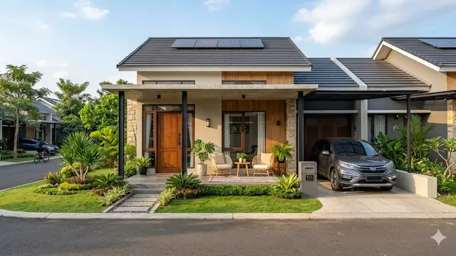 Model Rumah 1 Lantai Tipe 50