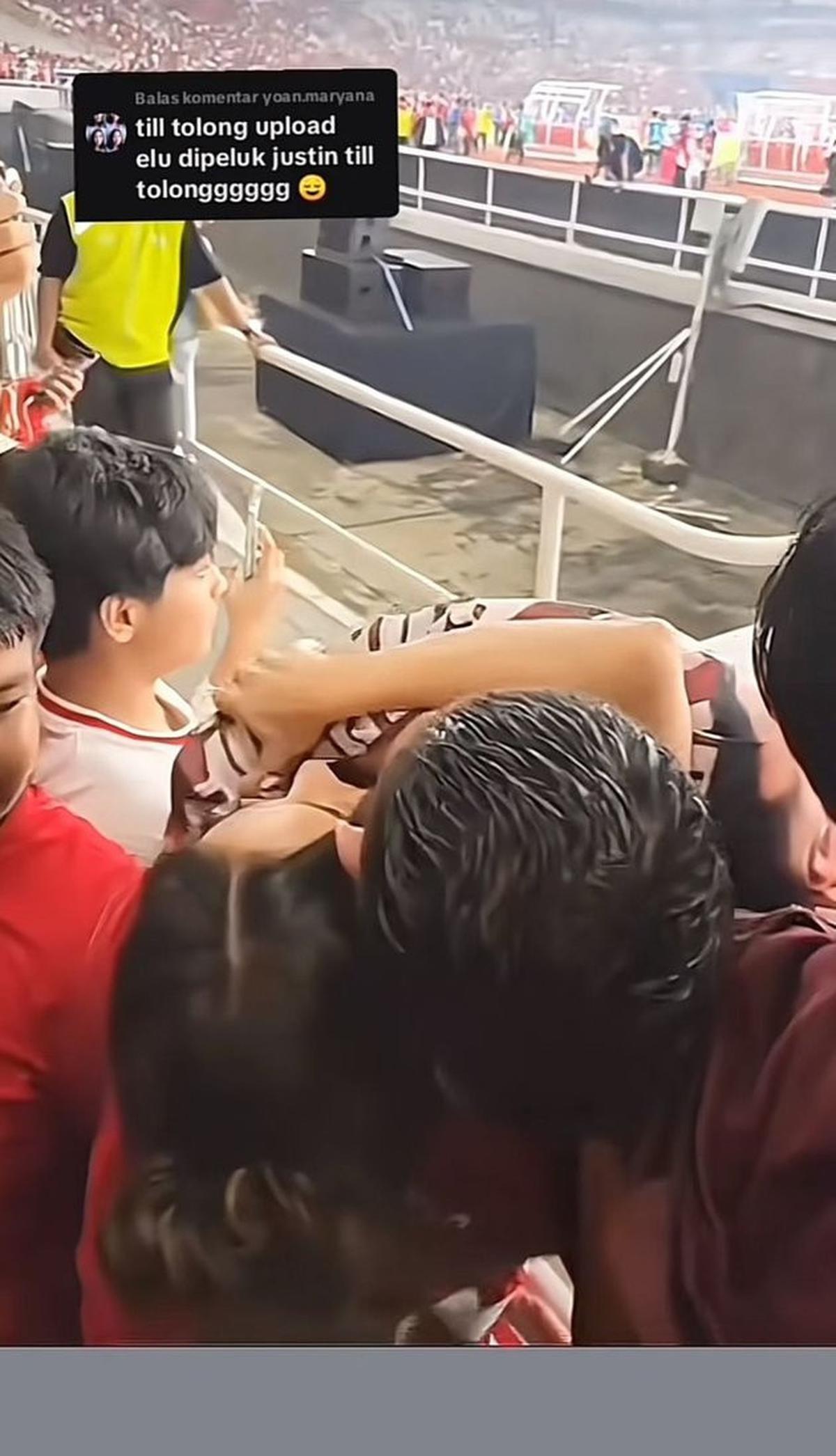 Saksikan Timnas Indonesia di Jepang, Intip Kembali Momen Romantis Jennifer Coppen Dipeluk Justin Hubner di GBK