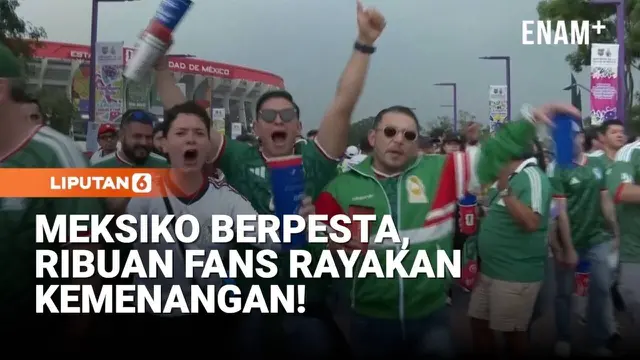 Meksiko Berpesta! Ribuan Fans Rayakan Kemenangan Perdana di Piala Dunia 2026