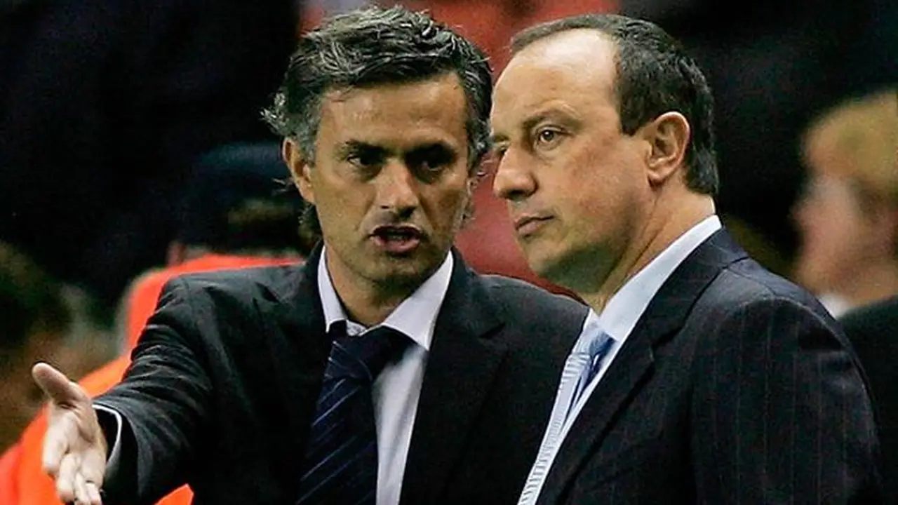 Rafael Benitez dan Jose Mourinho