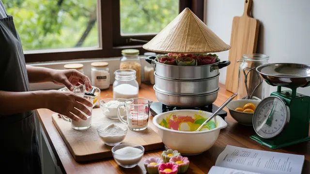 Kue Mangkok Mekar Takaran Gelas/Gemini AI