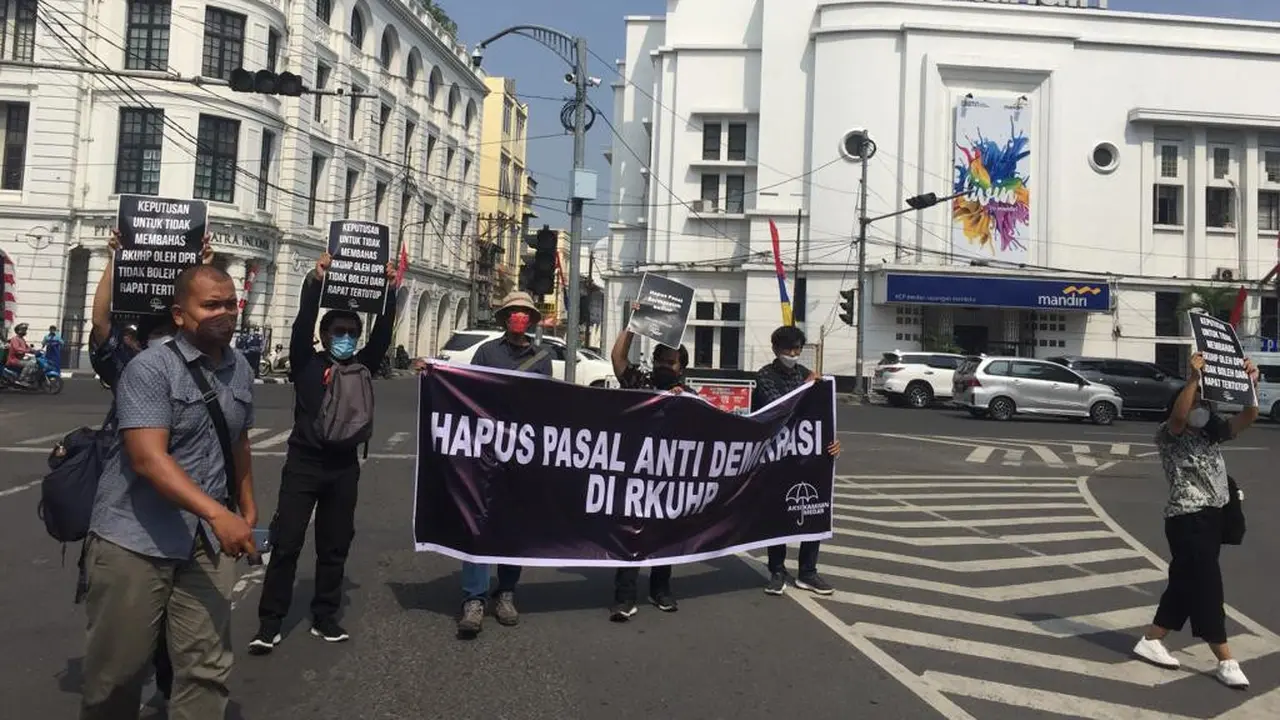 Aksi tolak RKUHP