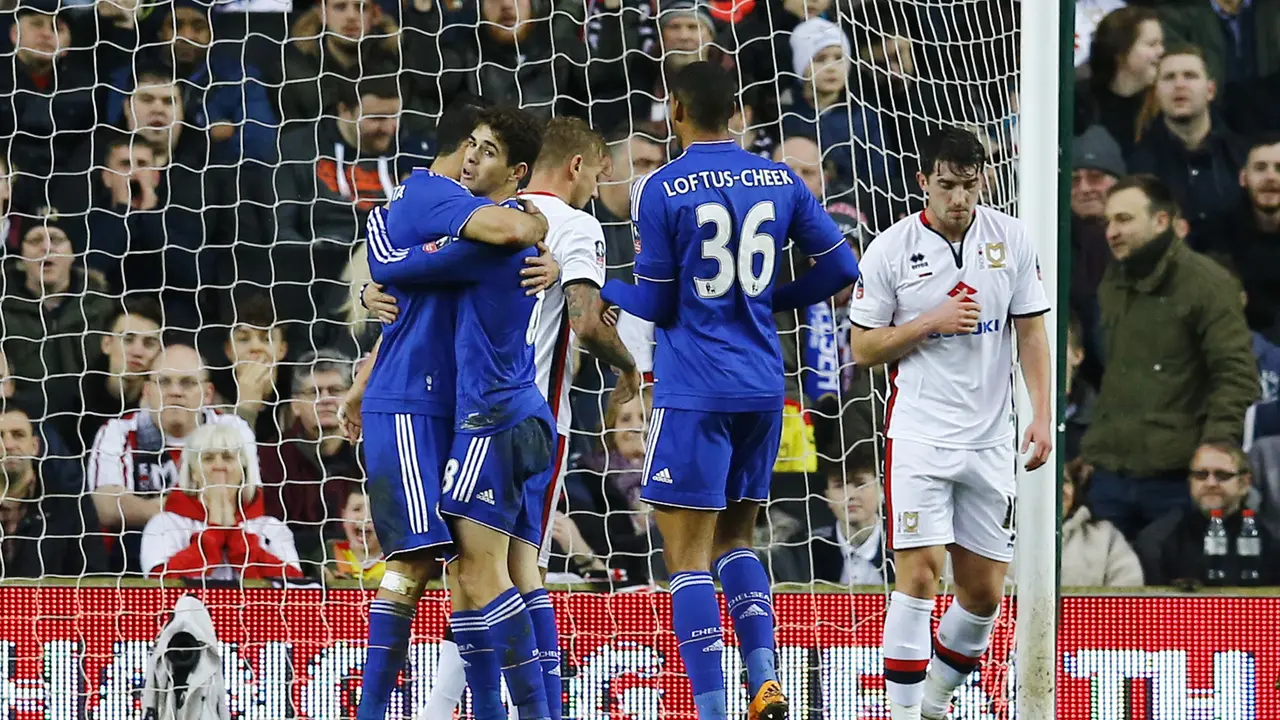  Milton Keynes Dons vs Chelsea (Reuters)