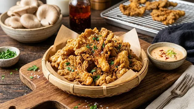 Cara Membuat Jamur Krispi Gurih Seperti Kulit Ayam