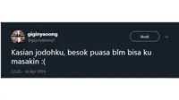 kasian jodohku (sumber: twitter.com/giginyaoong1)