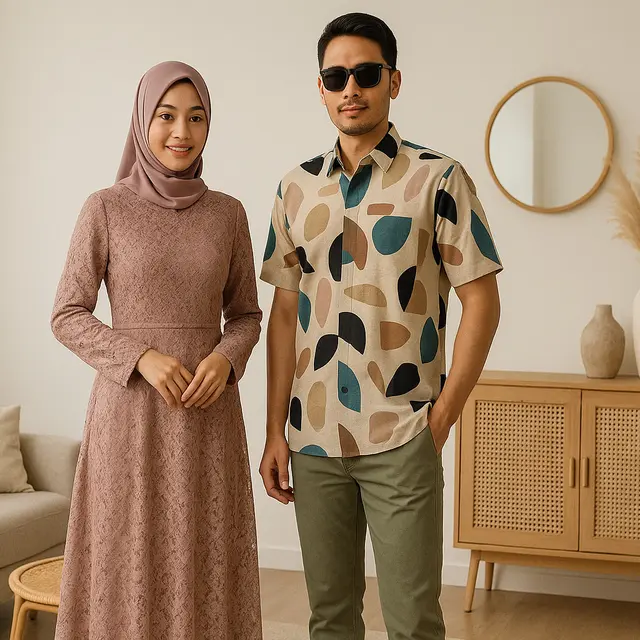 Gamis Sarimbit Gamis Sarimbit Brukat/via Chat GPT
